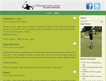 Tablet Screenshot of golftantrum.com
